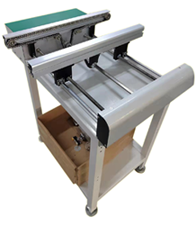 Length 3m 4m Roller Chain Conveyor Adjustable By Hand Crank