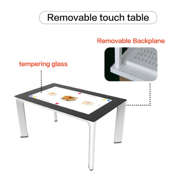 LCD Interactive Capacitive Digital Touch Screen Table For Game/Advertising/Exhibition Smart Touch Table