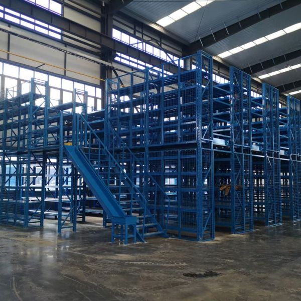 Customizable Mezzanine Racking System Warehouse Storage Racks Powder Coated