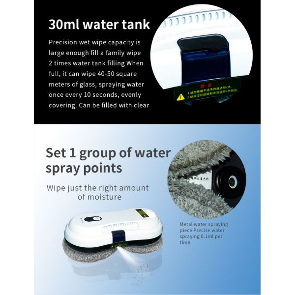 24V Automatic Window Cleaner Robot Anti Fall Automatic Cleaning Robot OEM