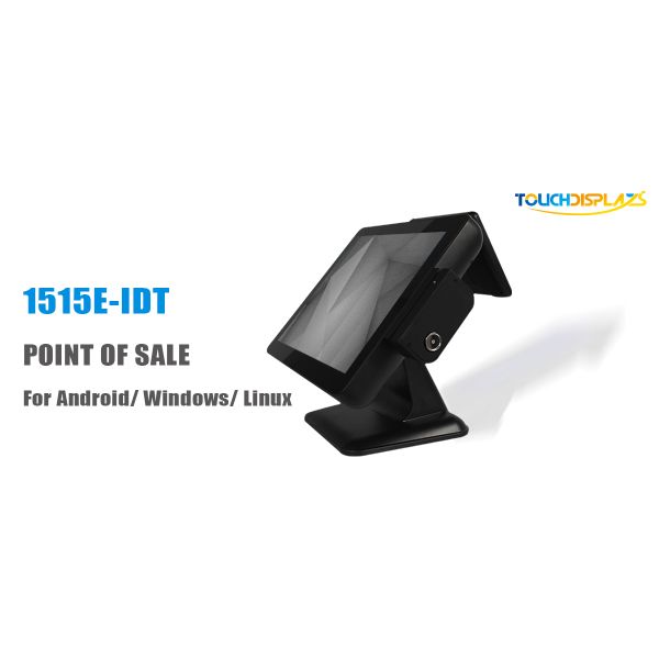 Black Intel J1900 4G RAM 60G SSD Touch Screen Billing Computer