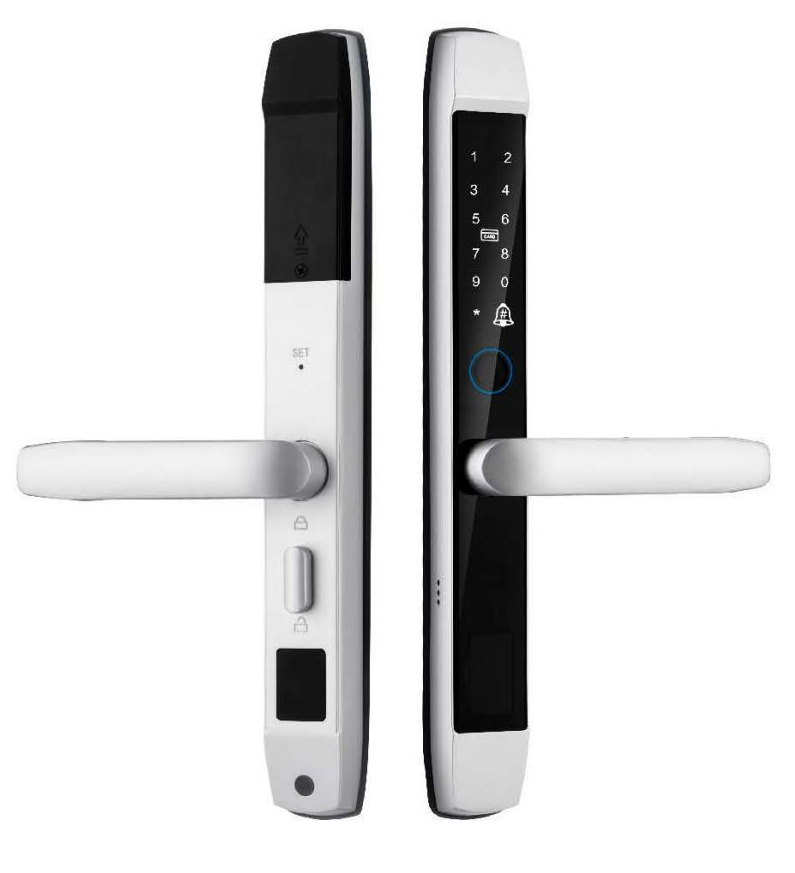 Security Fingerprint Touch Screen Door Lock Passcode 3000mAh Power Supply Mode