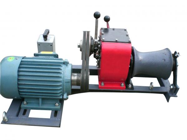 Buy 8KN 1 Ton Electric Cable Pulling Winch Steel Electric Cable Winch Puller at wholesale prices