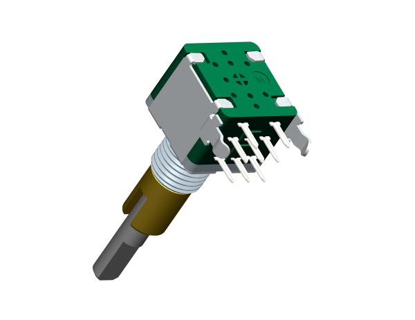 Buy Rotary encoder EC11 double metal shaft 15 pulse incremental rotary encoder for car audio digital at wholesale prices