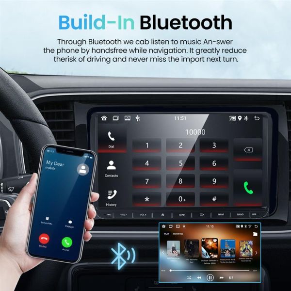Support Android Auto 9 inch Touch Screen Car Stereo DVD Player for VW Passat B6/Polo