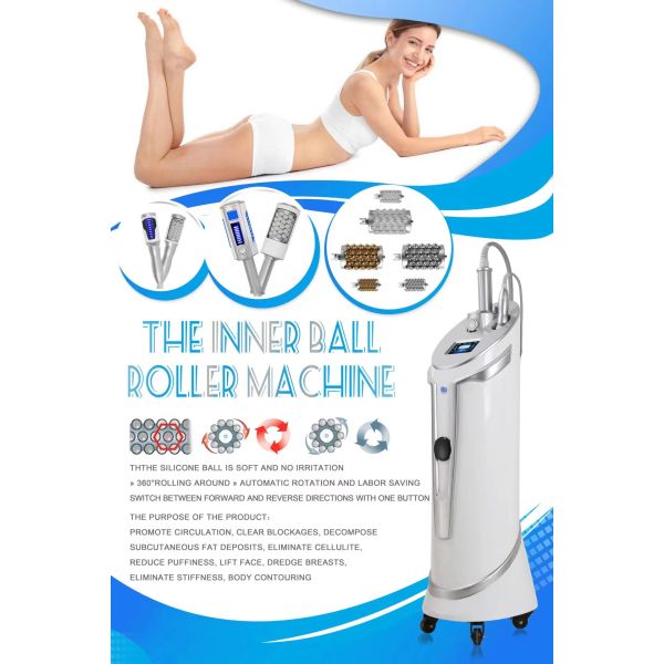 2 Handles Inner Ball Roller Machine Medical Facial Skin Tightening Machine 110V / 220V