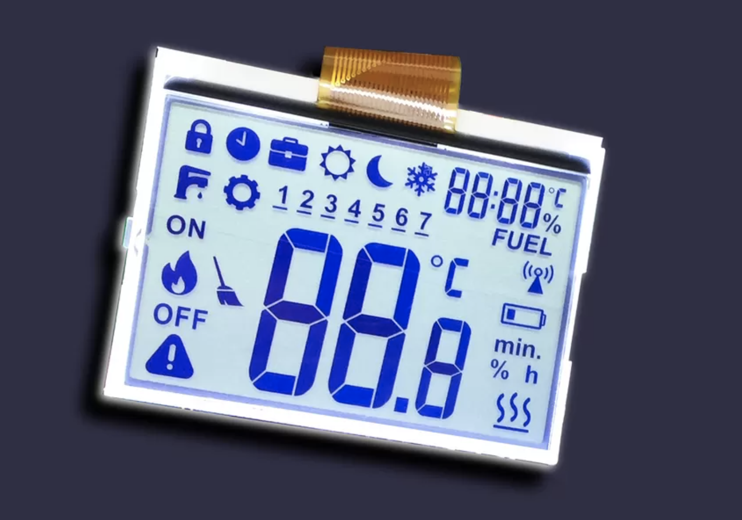 RYG320240A 320x240 Lcd Display Module With Ultra High Contrast