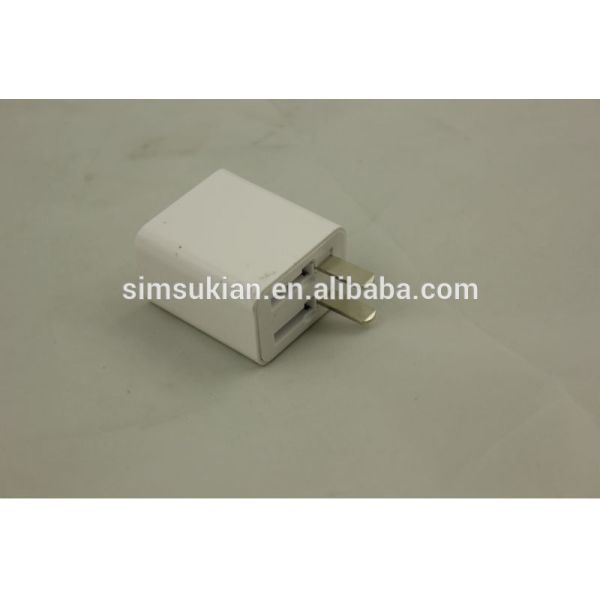USB folding foot CCC plug charger