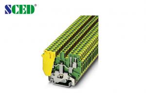 Quality 6.2mm AWG 30 - 10 , Rail Mounted Terminal Blocks For Electric Power , Elevator for sale