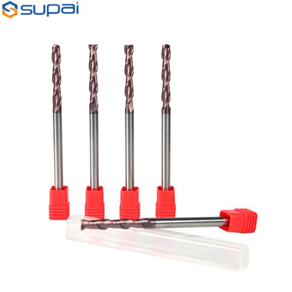 Flat Carbide Square End Mill ±0.01 Tolerance 35° Helix Angle For High Precision Cutting