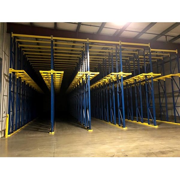 Heavy Duty Shelving Drive In Drive Through Racking System 1.5-2.5mm Depth
