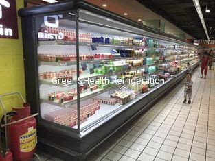 Multdeck Upright Open Display Refrigerator With Inside Remote System
