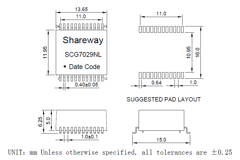 10G Ethernet Lan Transformer POE 30W/60W/100W SCG7029ANL/749052050/HD8005FNL/HD8004FNL/749053013/H7029NL/H7019NL