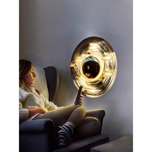 Luxury Stair Lamp Contemporary Led Gold decorative Wall Lamp For Hotel