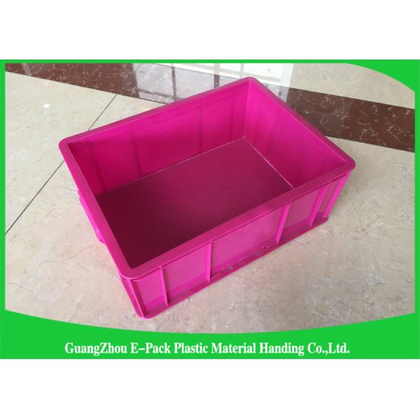 Blue Stackable Plastic Bins Convenience Stores , Standard Size Plastic Stacking Boxes