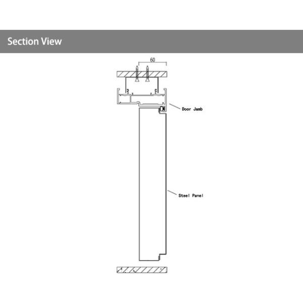 Fully Assembled Mullion Window Units With Single Glass Acoustic Detachable Partition System