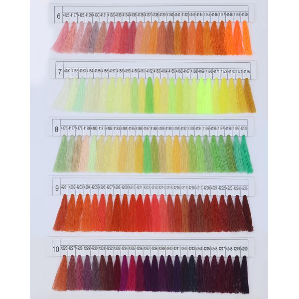 100g 3300y per Cone Polyester Sewing Thread 100% Spun Yarn 20s/3 in 1000 Colors