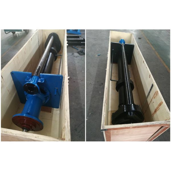 Vertical Construction , Less Installation Space Rubber Lined Slurry Sump Pump