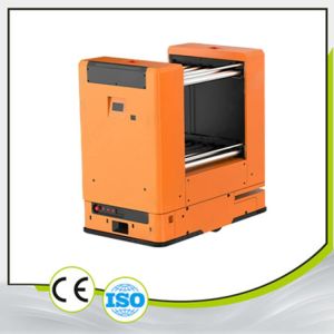 Buy cheap 70dB AGV Automated Guided Vehicle Double-Layer Roller Backpack AGV Material Box from wholesalers