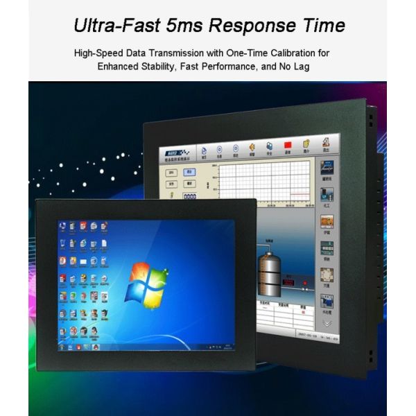 15 inch LCD PCAP Capacitive Monitor wall-mounted industrial touchscreens HD Touch Panel Mount Monitor