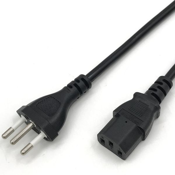 Europe Standard Power Cable 3ft/6ft/12ft Length SPT-2 18AWG x 2C EU Plug to IEC C19