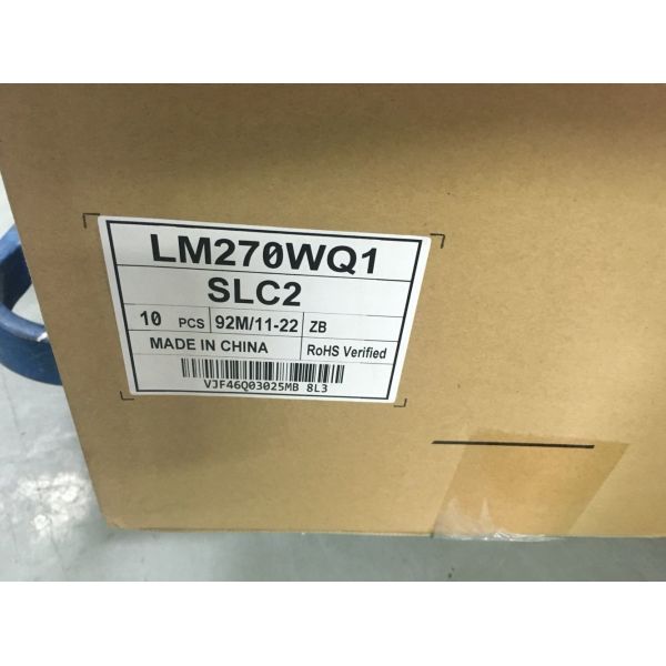 27.0" 2560×1440 108PPI Industrial TFT Display 350cd/m2 LM270WQ1-SLC1