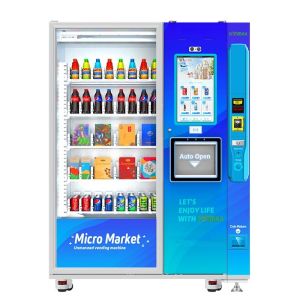 Amusement Automatic Beverage Beer Box Snack Vending Machine Mumbai With Robot