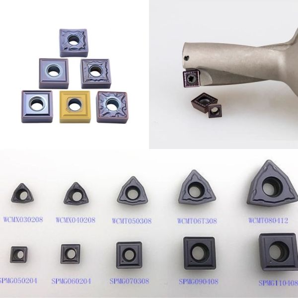 SPMG050204 SPMG060204 SPMG090408 Solid Carbide Drilling Tools Square Indexable U Drill Inserts For Cnc Machine