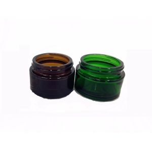 30ml Glass Cosmetic Cream Jar , Screw Cap Containers For Creams And Lotions