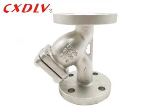 China Filter Impurities Flanged Y Strainer Valve For Oil Water Gas Energy Saving on sale