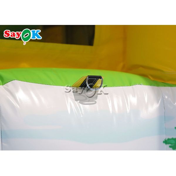 Small Multi fun Crocodile Inflatable Bounce Castle House Slide For Kid