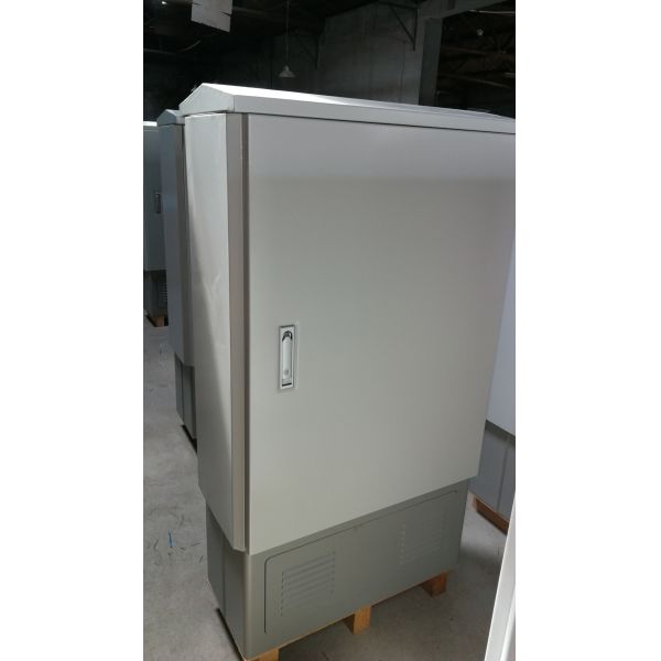 2400 Pair Floor Network Cabinet Double Doors Telecommunication Distribution Box