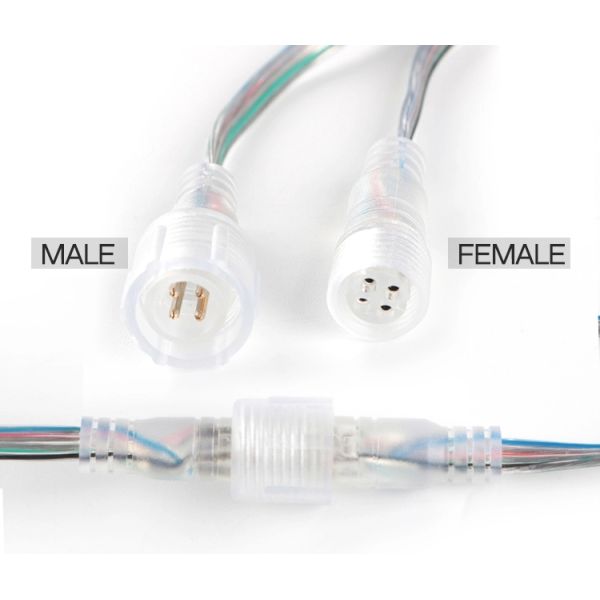 22mm Waterproof IP67 UCS1903 SMD5050 Curtain Led String