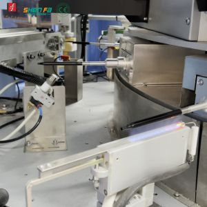 Cosmetics Pen Barrel Screen Printing Machine 3 Colors Automatic Servo