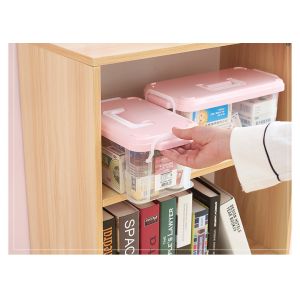 Stacking Clear Plastic Stacking Storage Boxes Bins With Lid