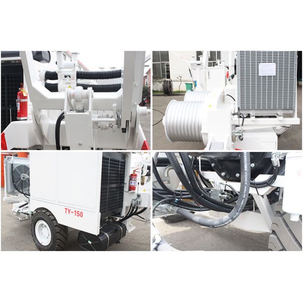 Power Line Stringing Equipment TY150 Hydraulic Puller German Rexroth Hydraulic Motor