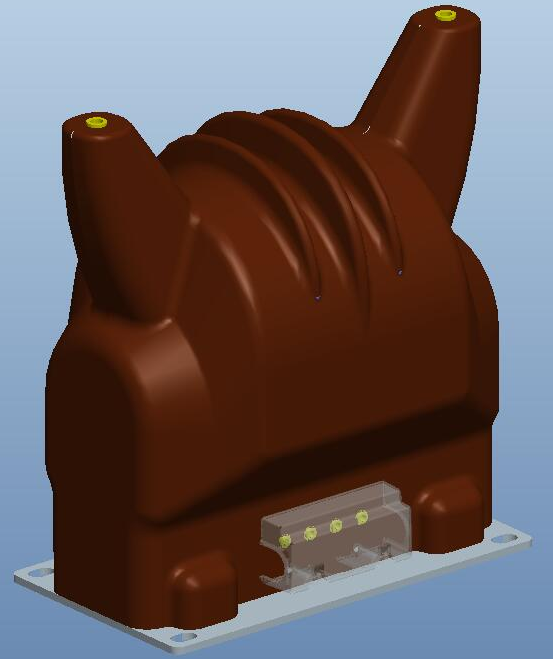 Single Phase Electronic Current Transformer For Air Isolation Switchgear JDZ12-36