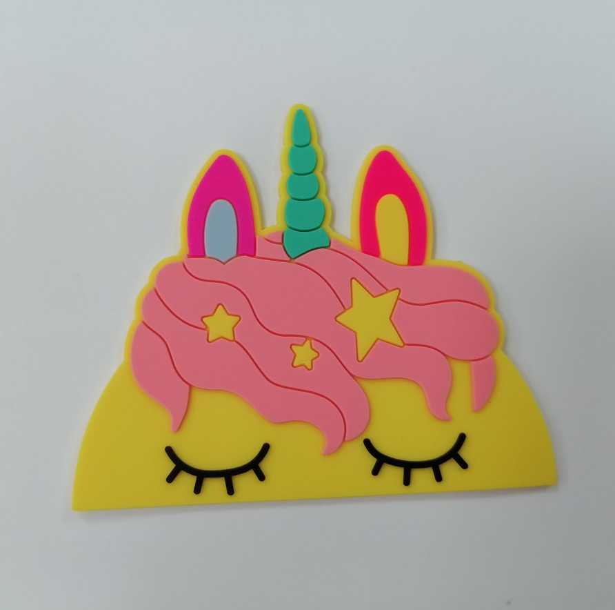 Heat Transfer Customized 3D PVC Silicone Rubber Labels Washable Badge