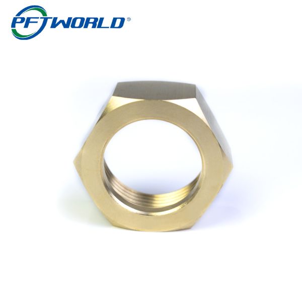 Brass Copper CNC Machined Parts Nut Milling Service Custom Component