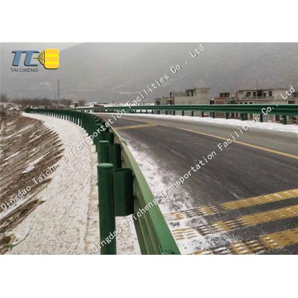 Traffic Highway Guardrail Roadway Safety Crash Barrier W Beam Guardrail
