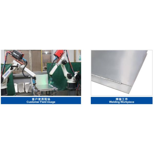 Industrial Welding Robotic Arm Hwashi HS-R6-08 6 Axis Automatic MIG/TIG AC Servo Driving