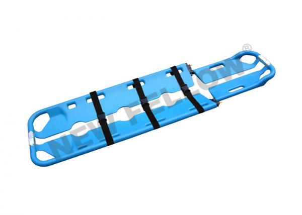 Buy Blue X-ray Allowed Plastic Scoop Stretcher For Sports Ground Rescue at wholesale prices