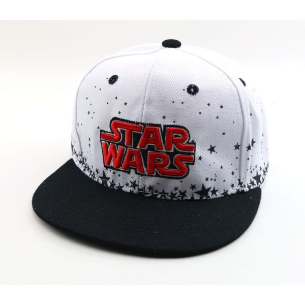 100% polyster Custom Snapback Embroidery customize snapback hats wholesale size57-59cm wihte black blue