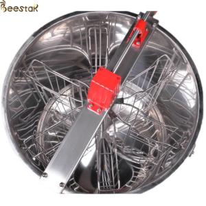 China 6 Frame Manual Honey Extractor Machine Stainless Steel Honey Extraction Processing on sale