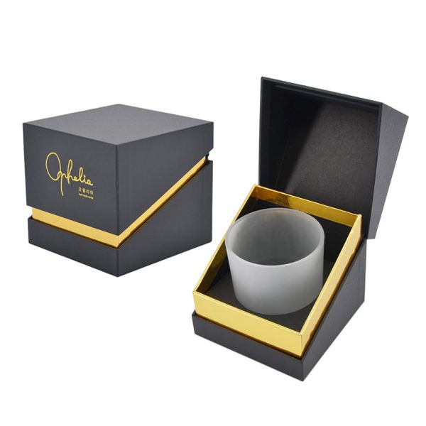 Luxury Rigid Paper Candle Packaging Gift Box