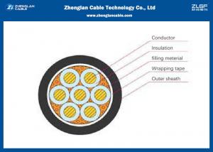 China Unarmoured Insulated Industrial Control Cables , Copper Conductor Cable on sale