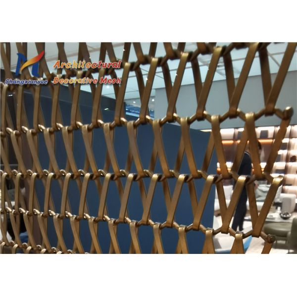 Solar Shading Wiremesh Stainless 304 Space Dividers 1mm 2.5mm