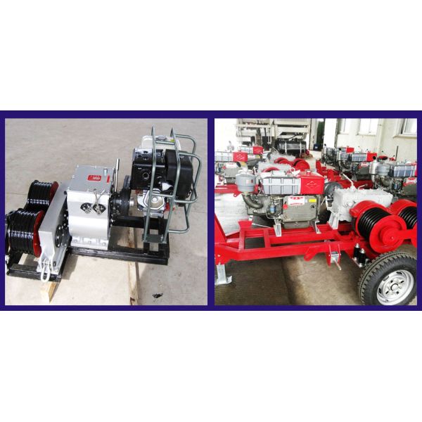Diesel Engine 3600RPM 9HP Cable Winch Puller
