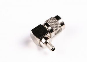 China Female Socket TNC RF Connector Right Angle Electrical RF Coaxial Connector on sale