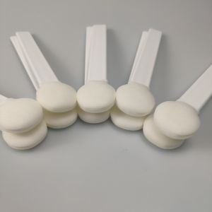 Quality Strong White Handle Sponge Swab Big Round Head 5 Inch for sale